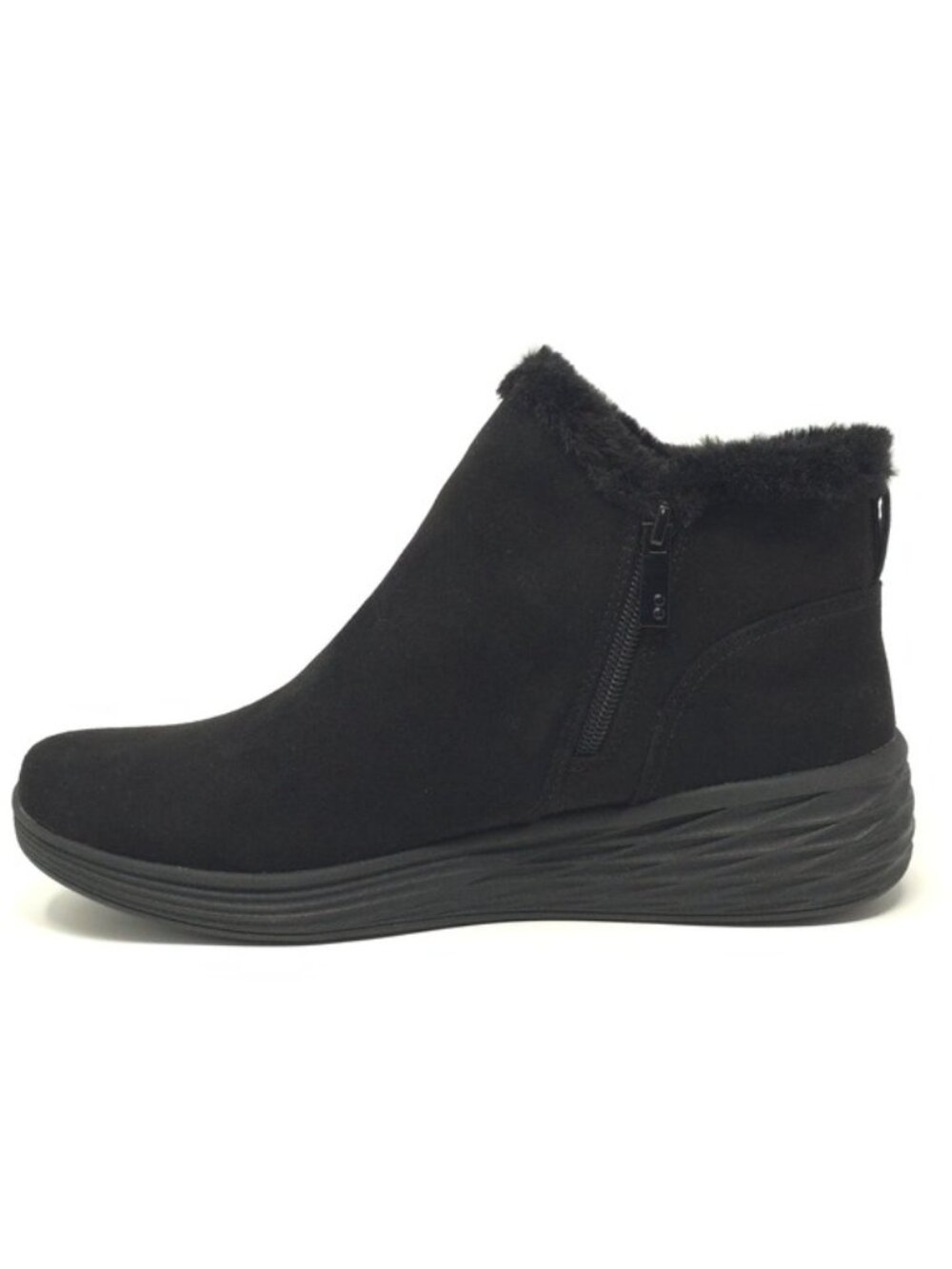 Ryka Nimbus Black Water Repellent Faux Fur Booties Size 9.5M - Picture 6 of 14